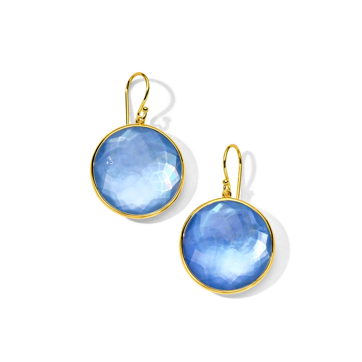 Large Stone Drop Earrings