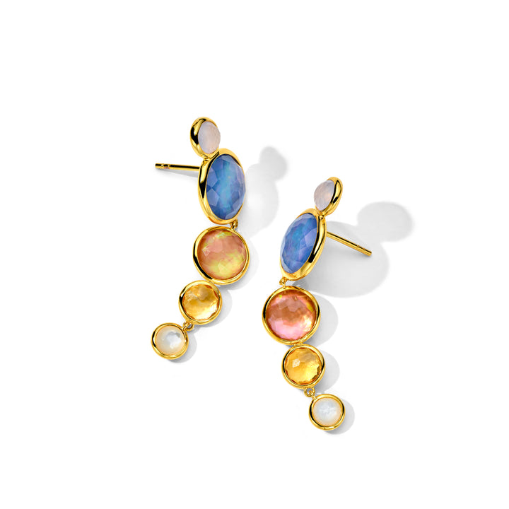 5-Stone Icicle Drop Earrings