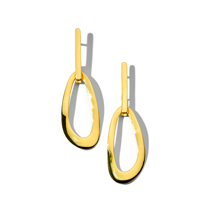 Mix Texture Open Disc Post Earrings