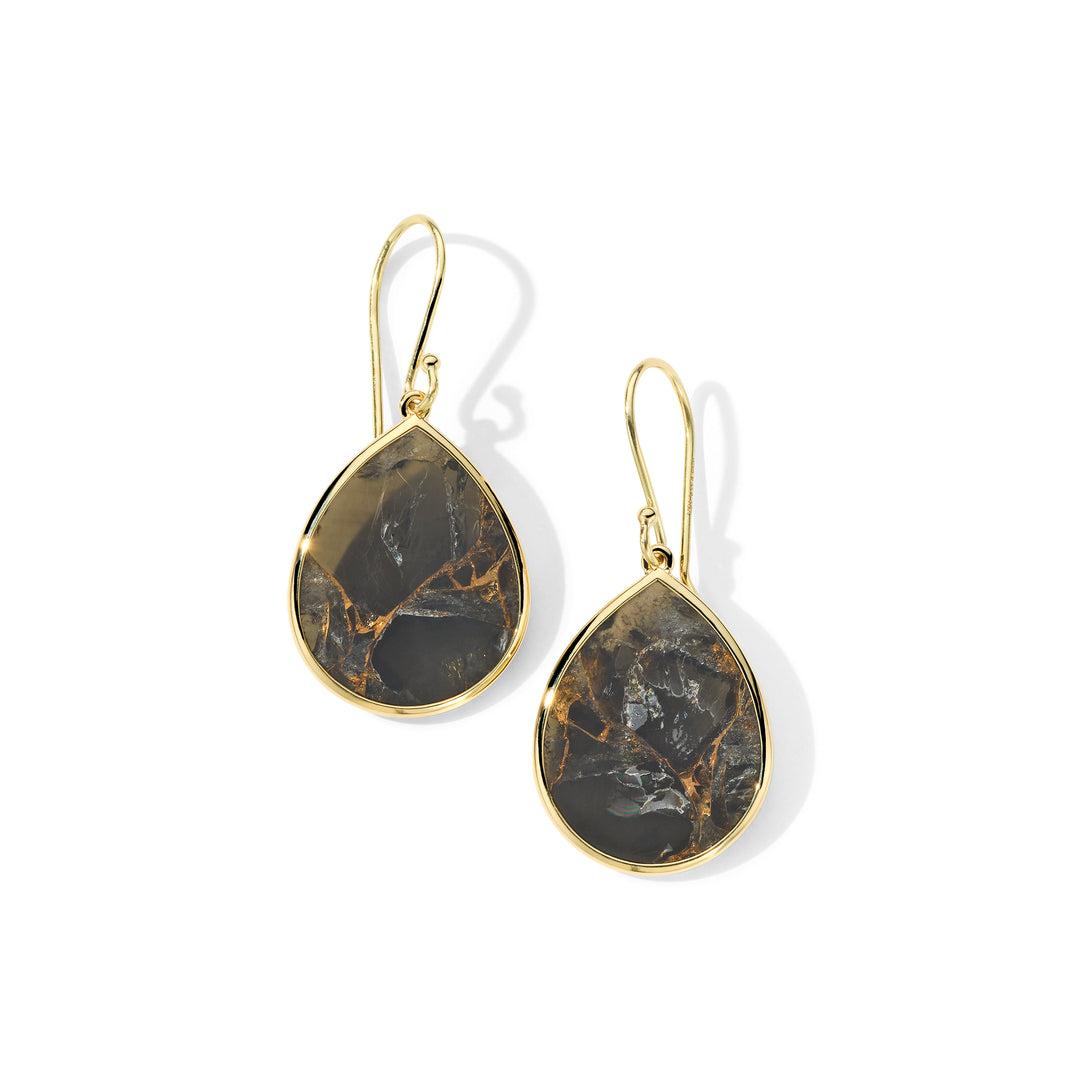 Small Stone Teardrop Earrings
