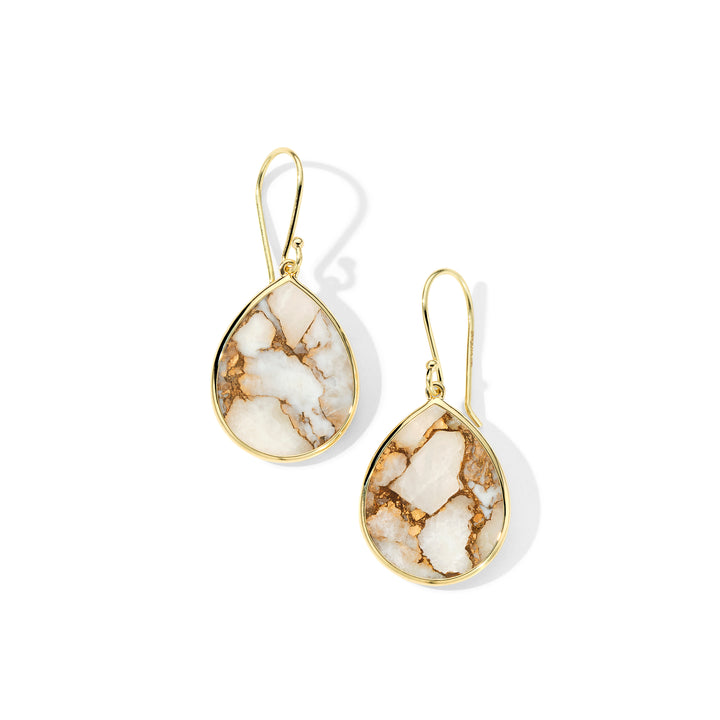 Small Stone Teardrop Earrings