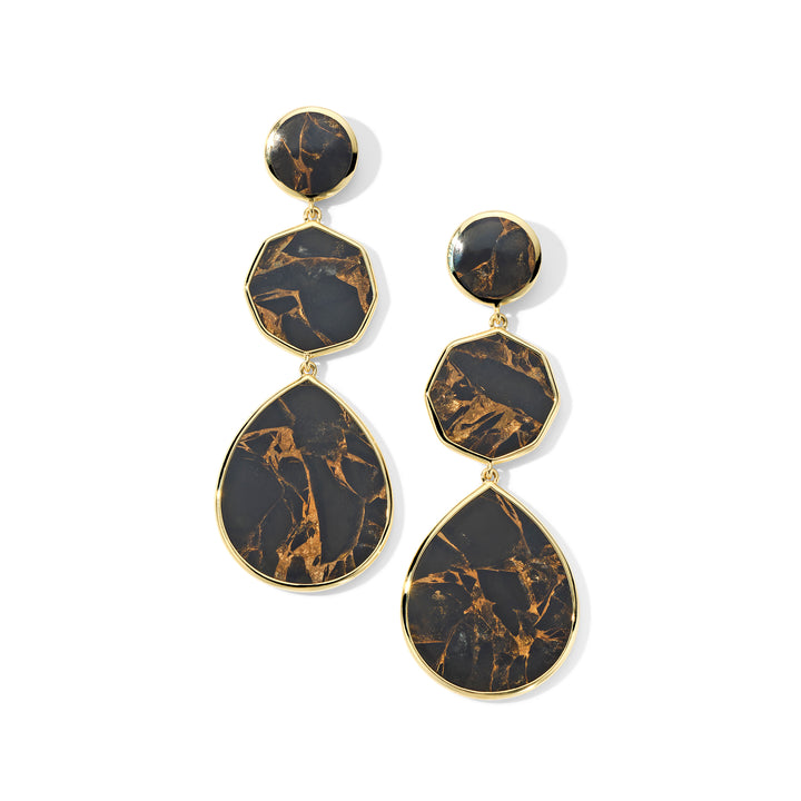 Crazy 8's 3-Stone Drop Earrings