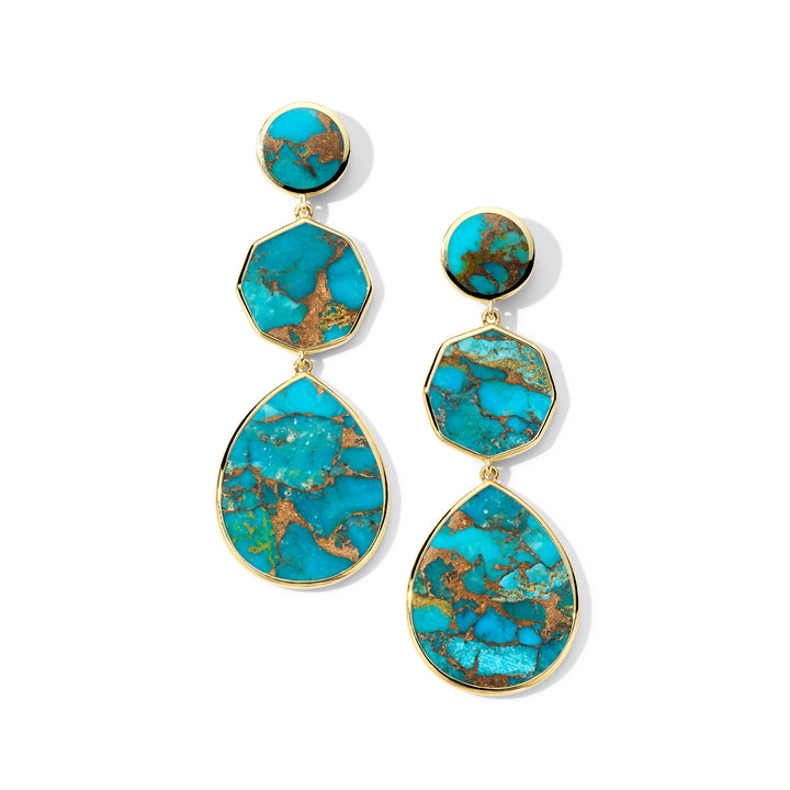 Crazy 8's 3-Stone Drop Earrings