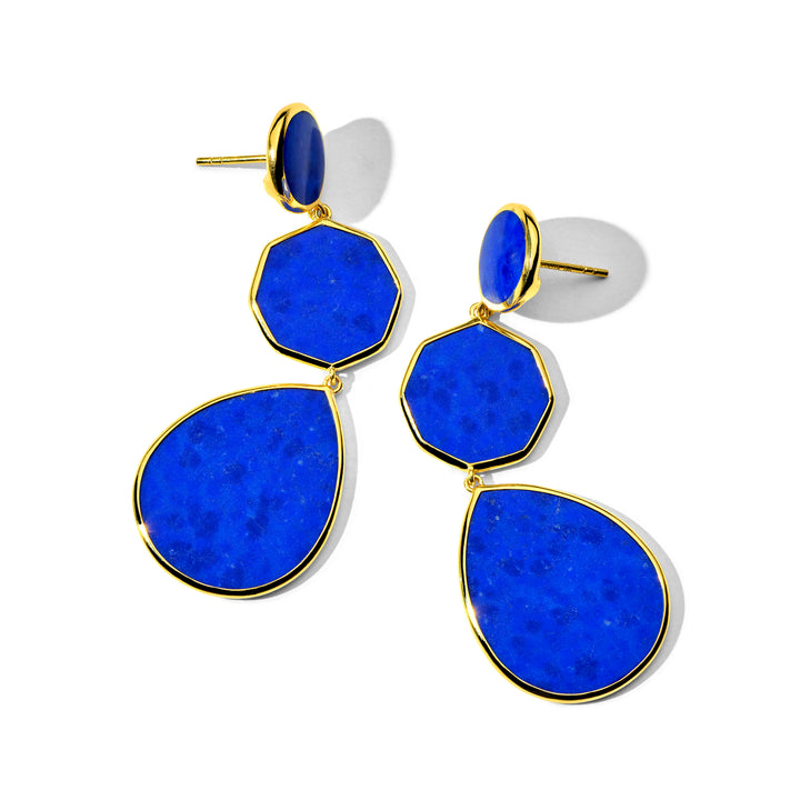 Crazy 8's 3-Stone Drop Earrings