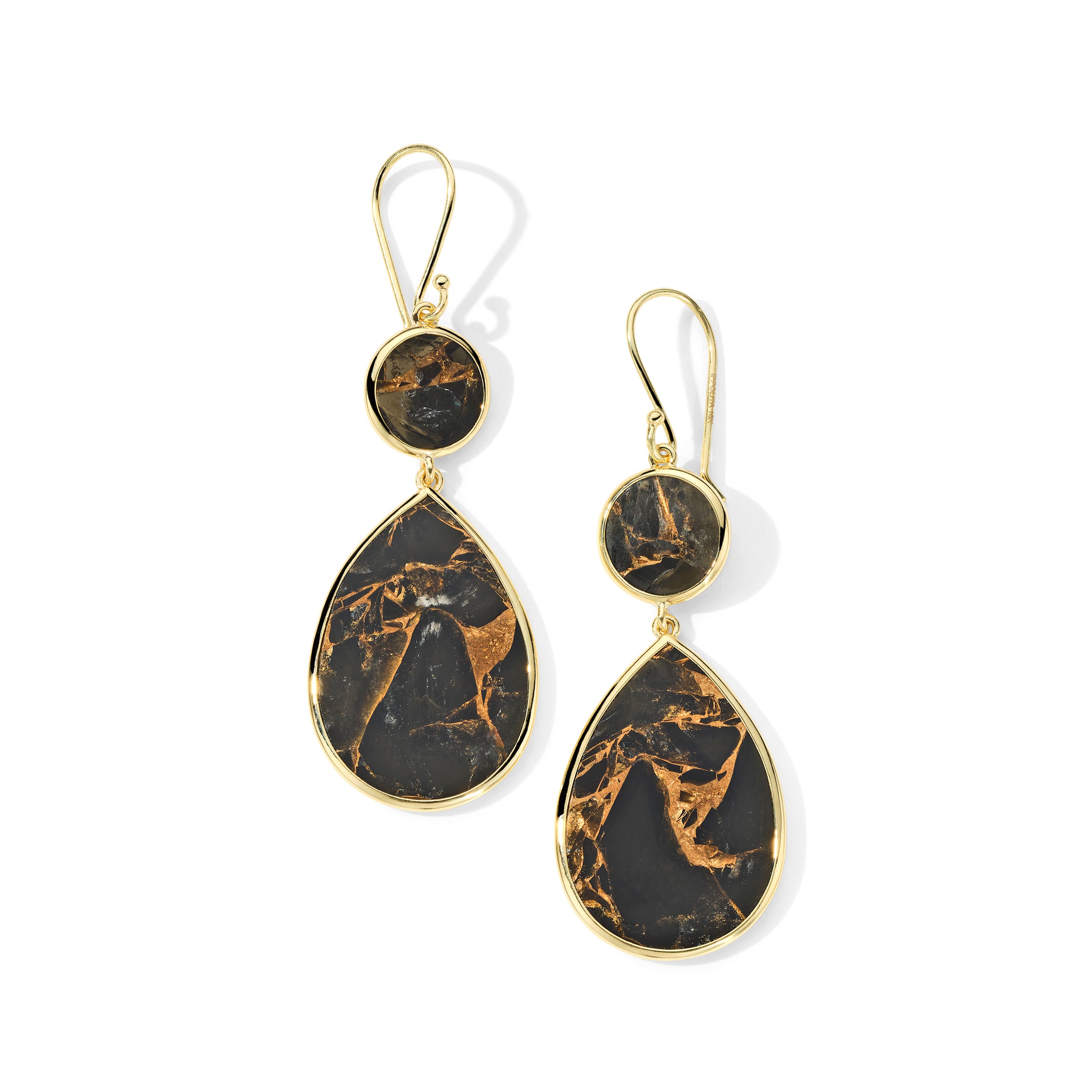18K Gold Polished Rock Candy Snowman Drop Earrings | IPPOLITA
