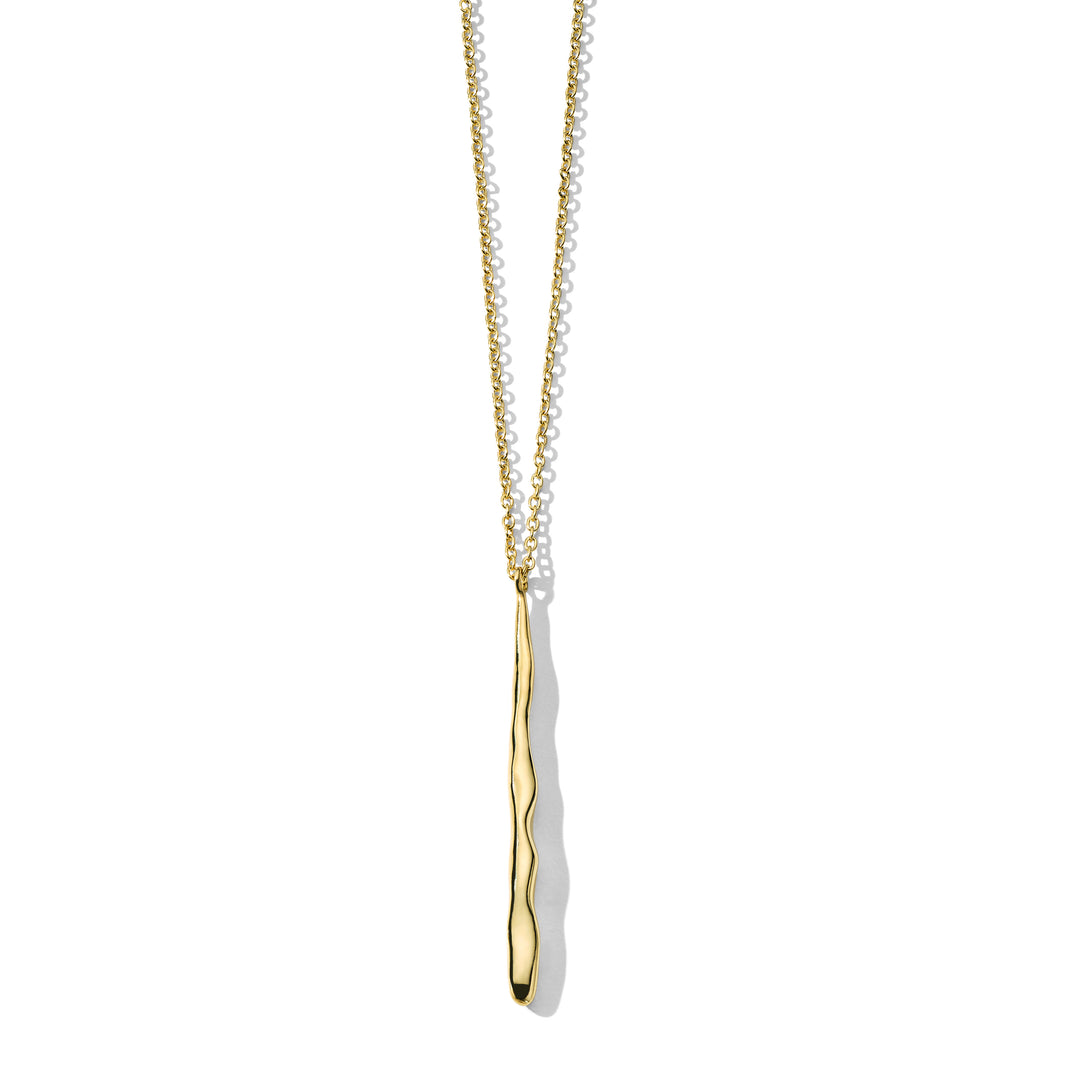 Goldstick Pendant on 16" Chain