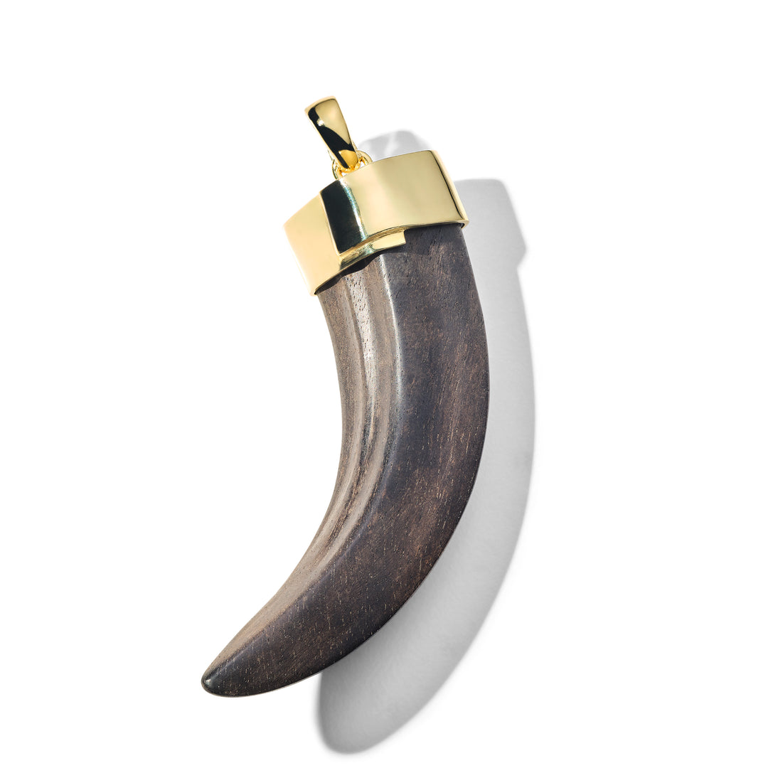 Extra Large Tusk Enhancer in Ebony Wood