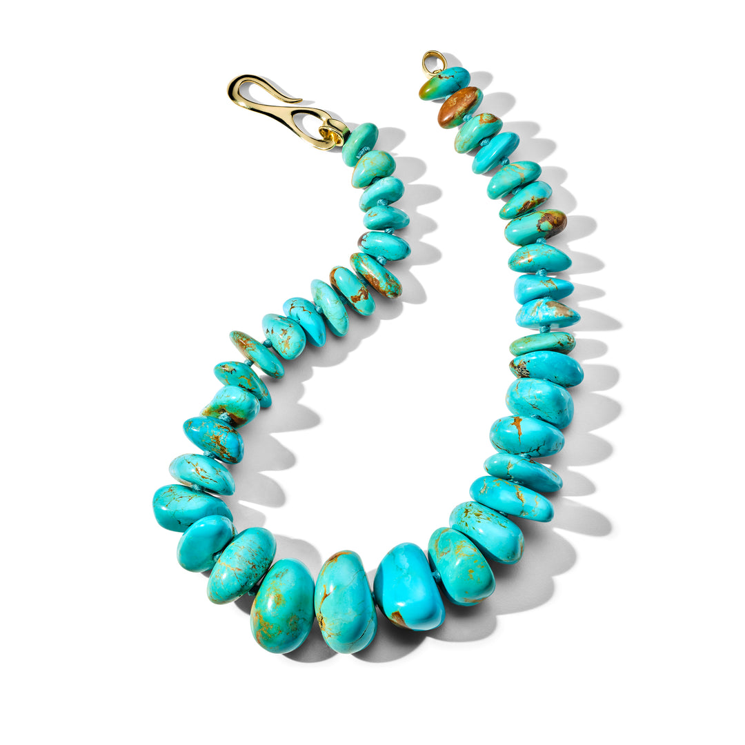 Matrix Strand Necklace with Gold Hook 20"