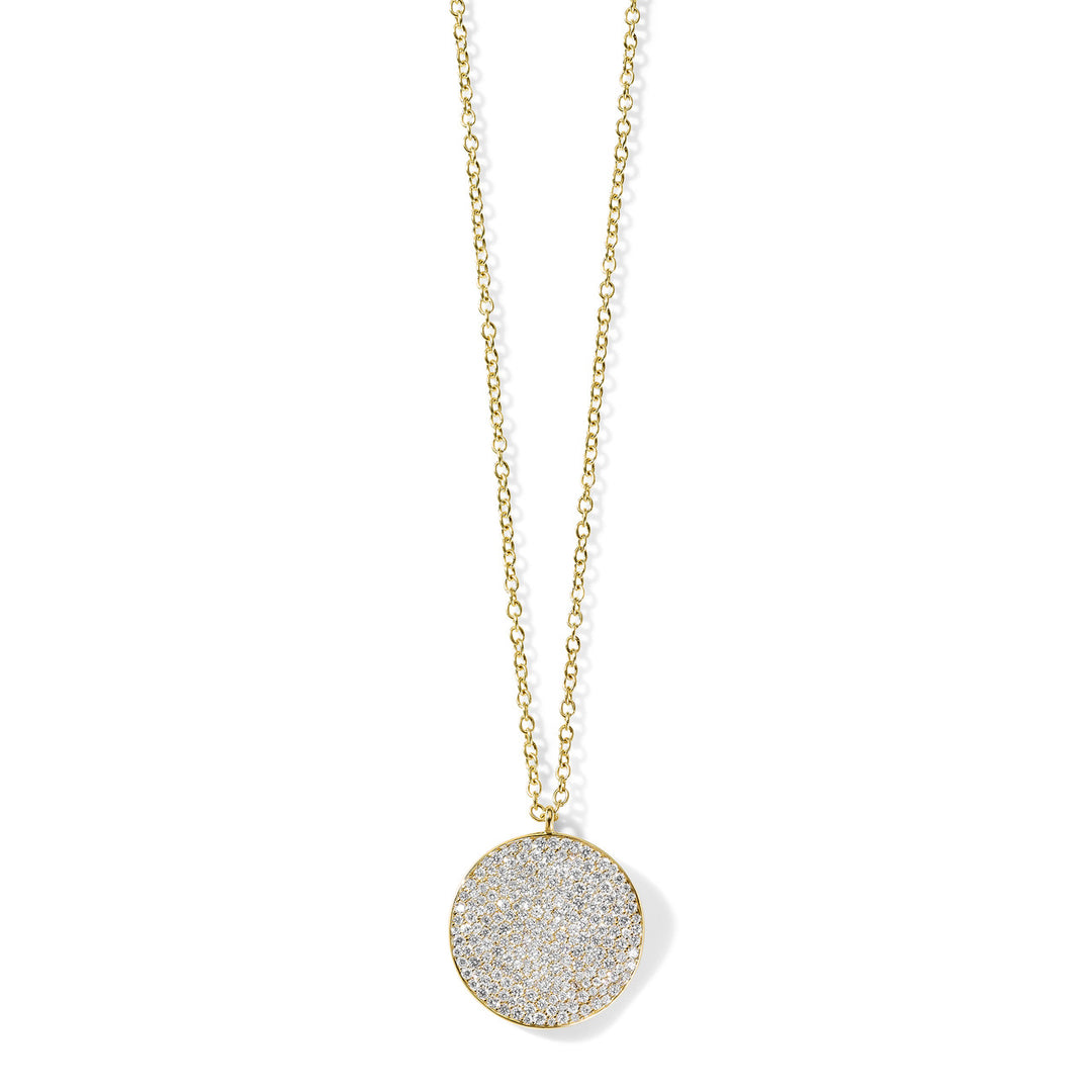 Large Flower Pendant Necklace 16" (1.06ctw)