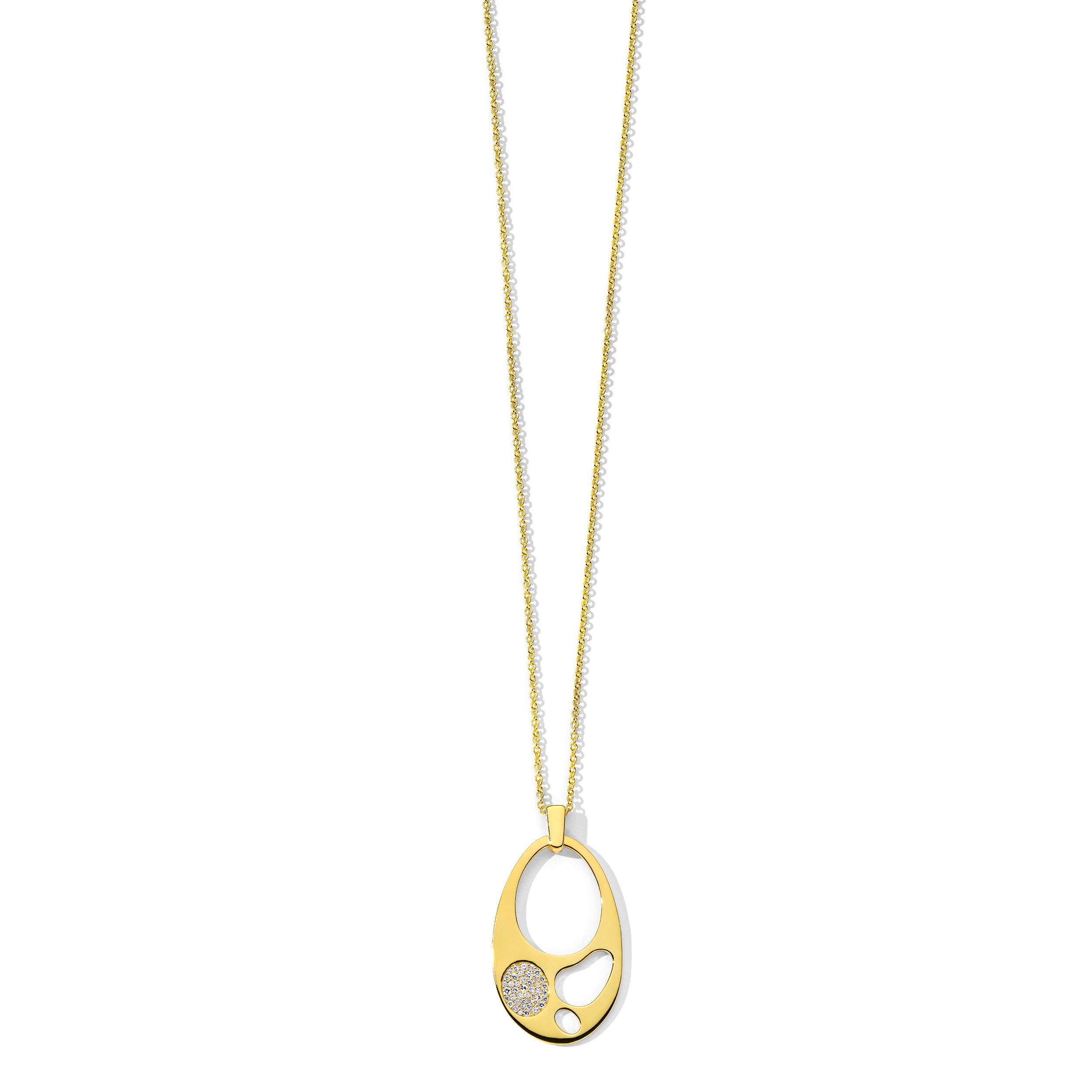 P*3様 J Alxndra / Indio Necklace 18K Stardust Mosaico Pendant Necklace w/ Diamond Pavé