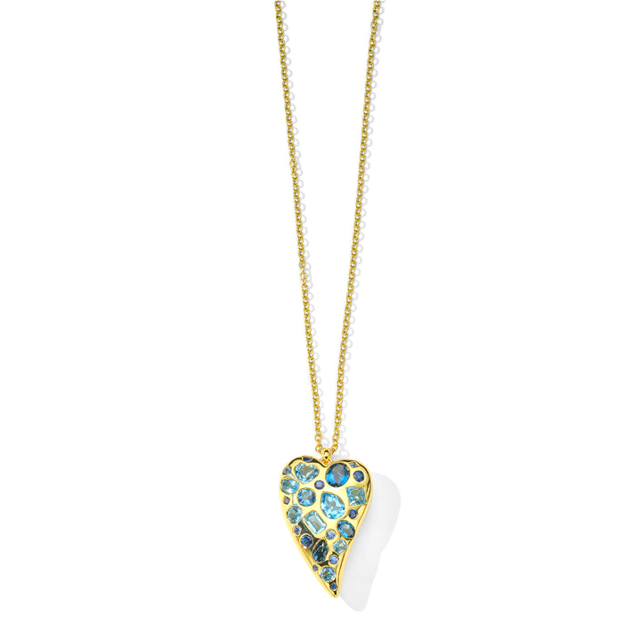 Valentina Heart Pendant Necklace 18-20"