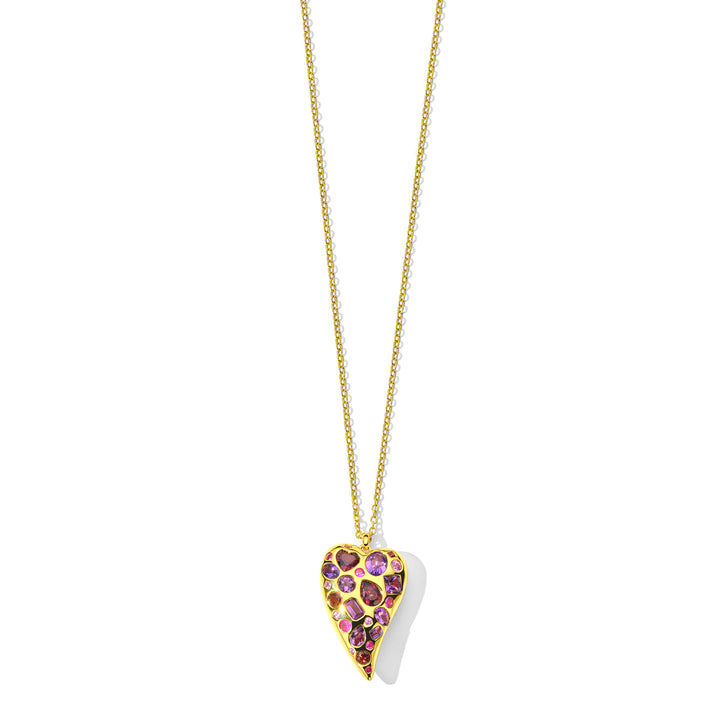 Valentina Heart Pendant Necklace 18-20"