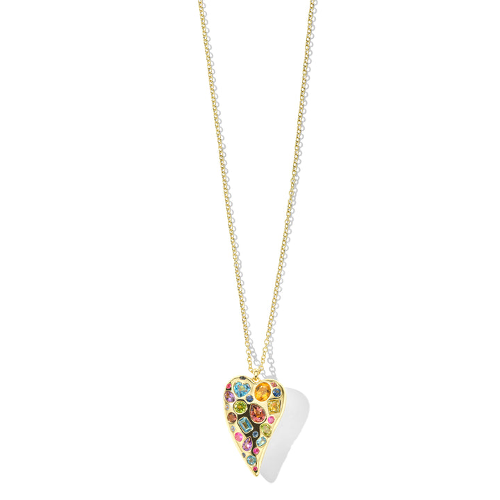 Valentina Heart Pendant Necklace 18-20"