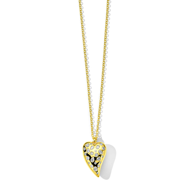 Medium Valentina Heart Pendant Necklace Fancy Shape Diamonds (1.84ctw) 16-18"