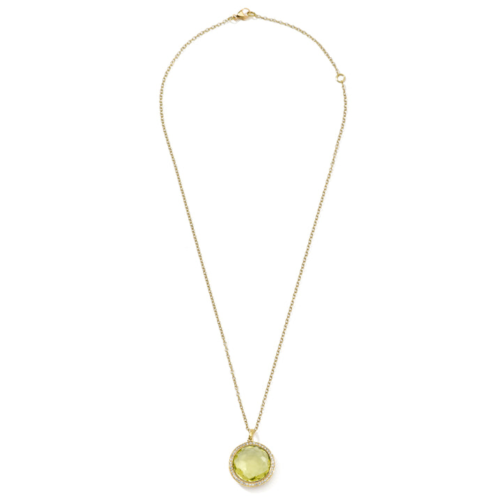 Medium Stone Pendant Necklace