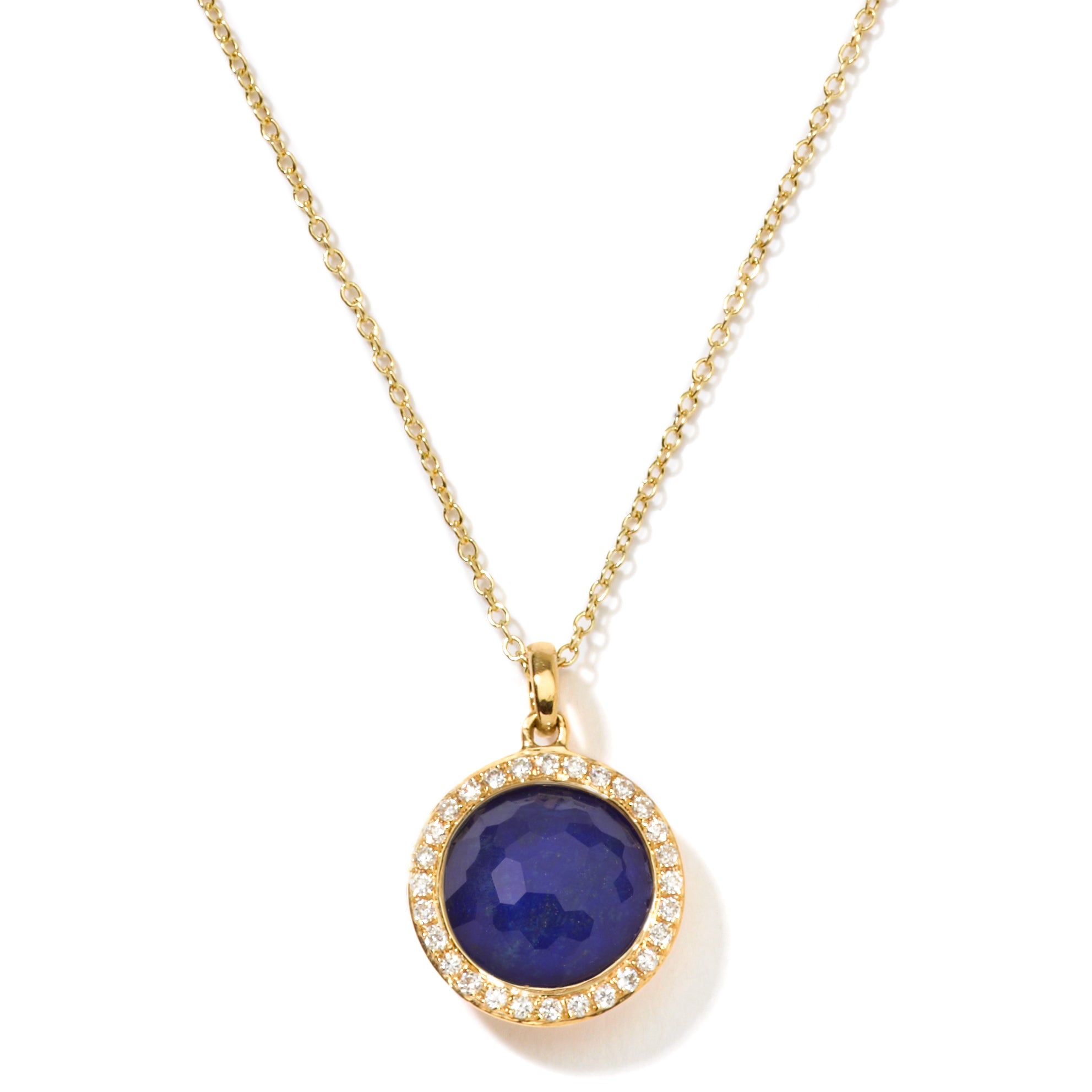 ROCK CRYSTAL OVER LAPIS LAZULI DOUBLET
