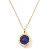 ROCK CRYSTAL OVER LAPIS LAZULI DOUBLET