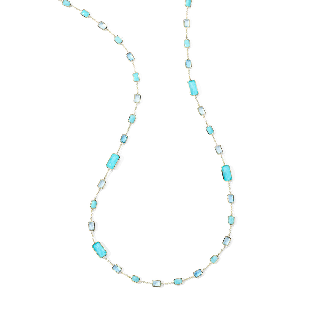 Long Multi-Stone Gelato Necklace 34.5"