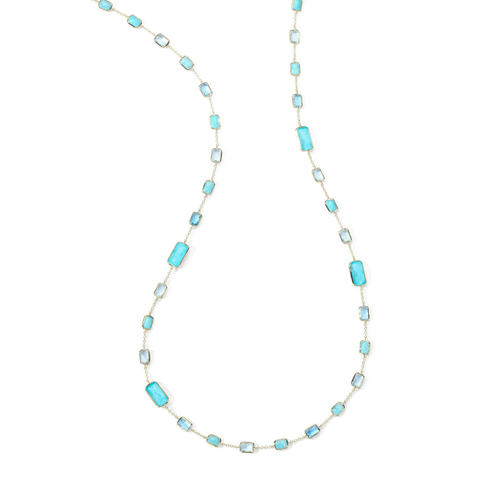 Long Multi-Stone Gelato Necklace 34.5"