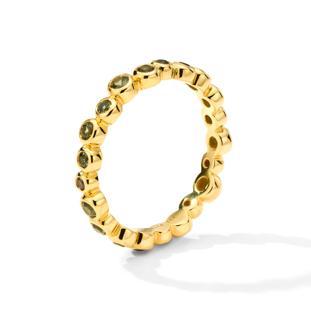 18K GOLD / GREEN SAPPHIRE
