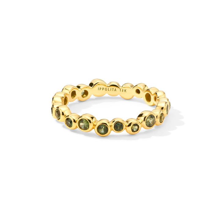 18K GOLD / GREEN SAPPHIRE