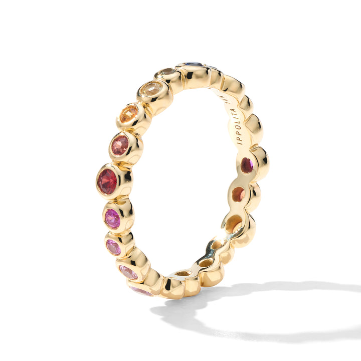 18K GOLD / RAINBOW SAPPHIRE
