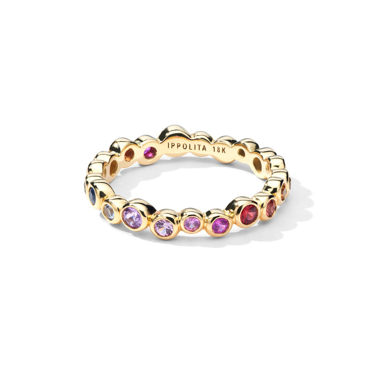 18K GOLD / RAINBOW SAPPHIRE