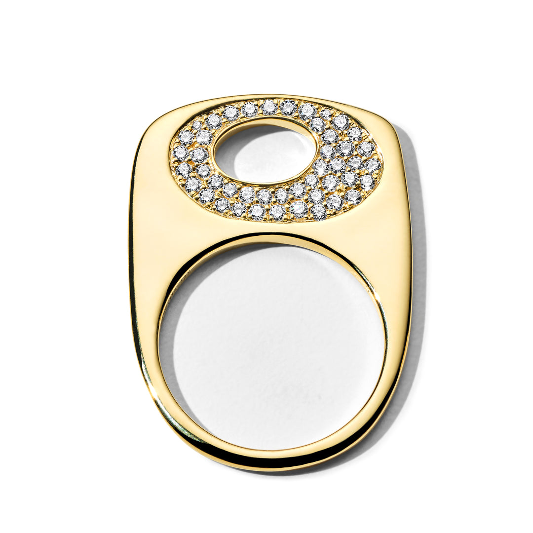 Pavé  Diamond "Halo" Ring (0.41ctw)