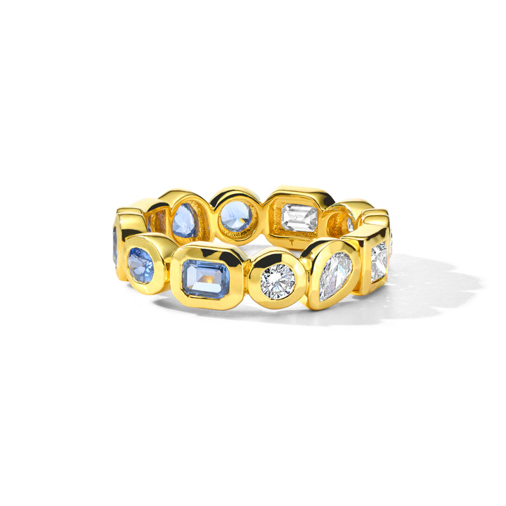 Caramella Fancy Cut Eternity Band Ring (.9ctw)