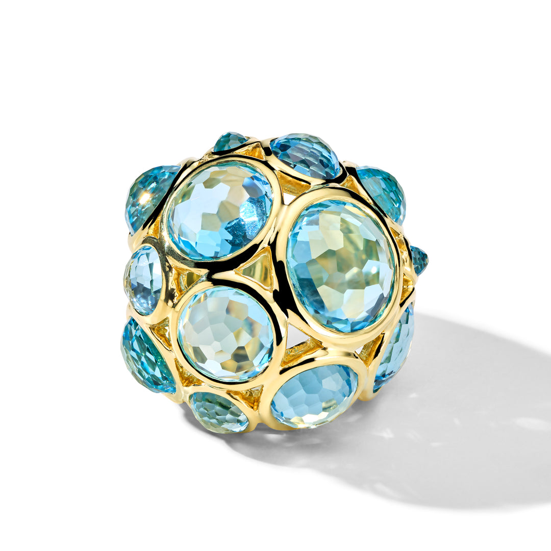 Blue Topaz Party Ring