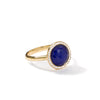 ROCK CRYSTAL OVER LAPIS LAZULI DOUBLET