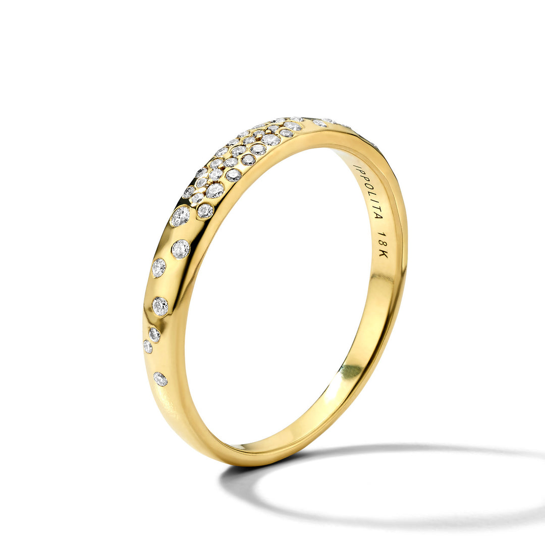 Crinkle Thin Band Ring