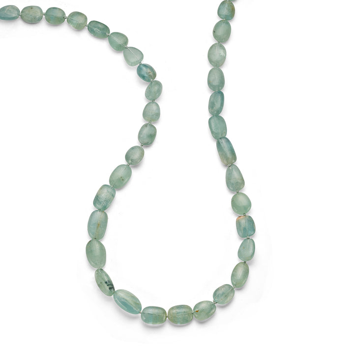 Aquamarine Beaded Necklace