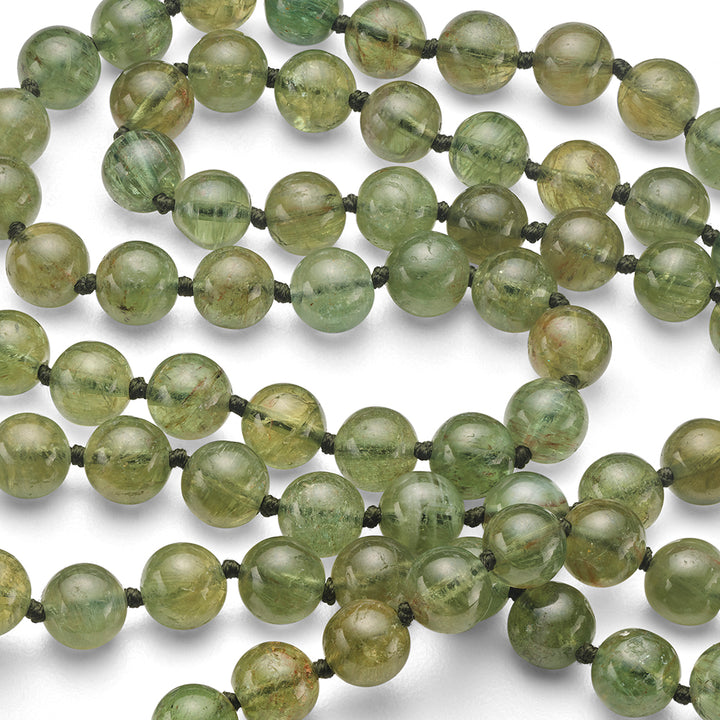 Green Apatite Beaded Necklace