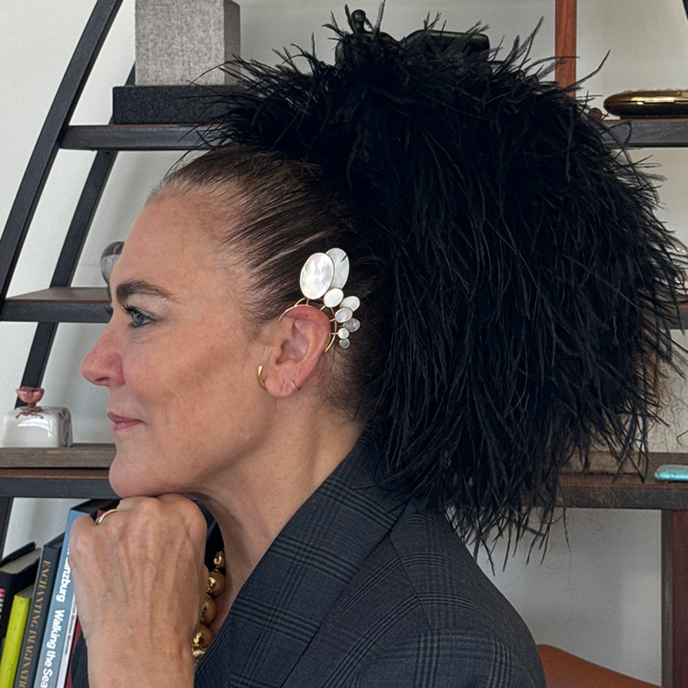 Oval Shells Ear Cuff