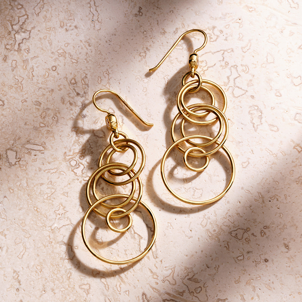 Mini Jet Set Diamonds Drop Earrings in 18K Gold (.14ctw) | IPPOLITA