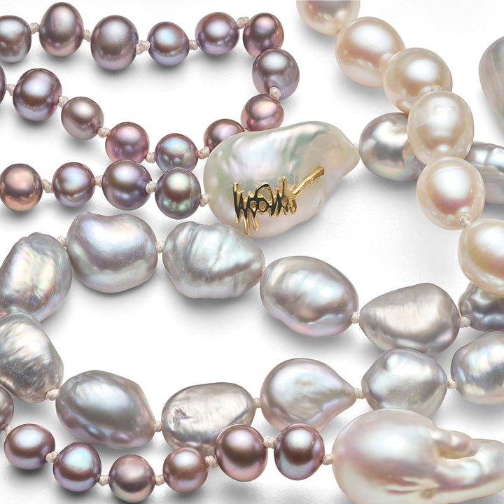 Mixed Pearl Beaded Necklace
