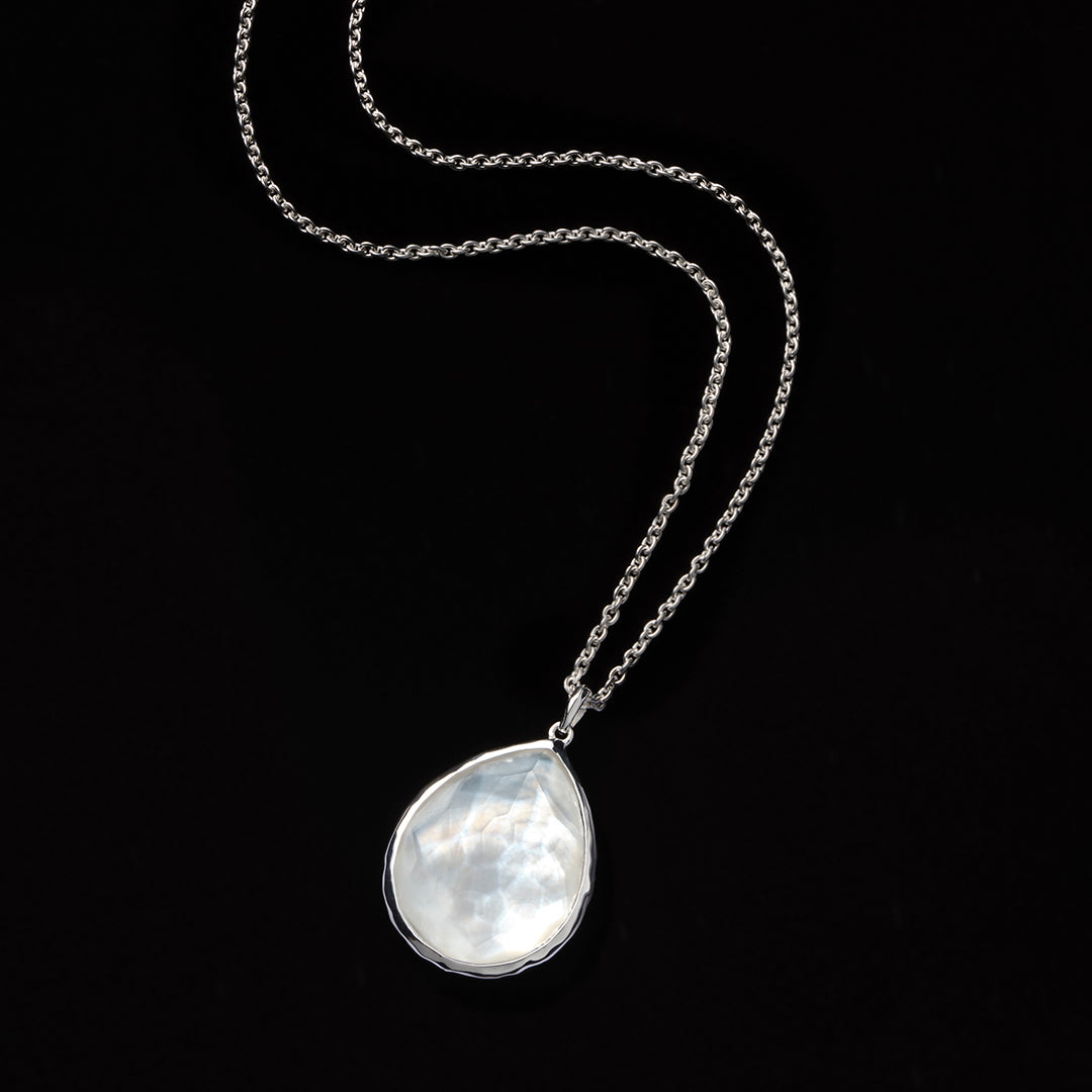 Large Teardrop Pendant Necklace
