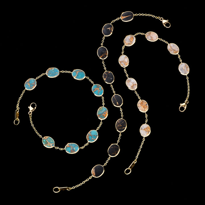 Large Stone Confetti Bracelet