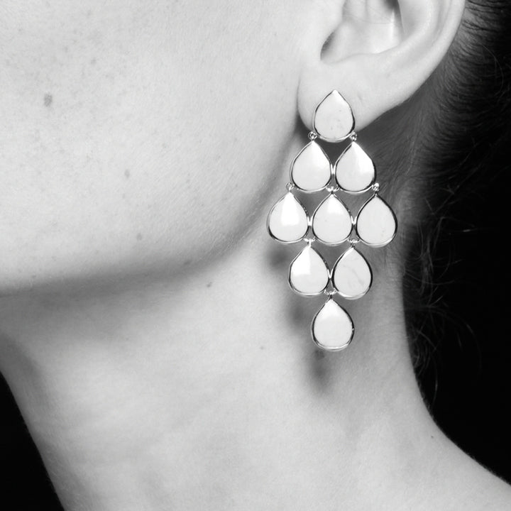 Cascade Earrings in 18K Gold