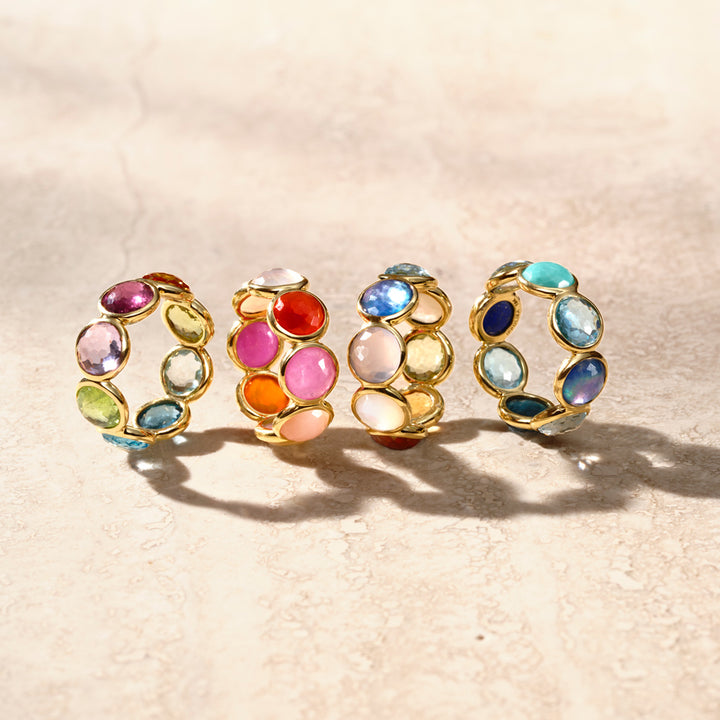 Multi-Stone Eternity Band Ring
