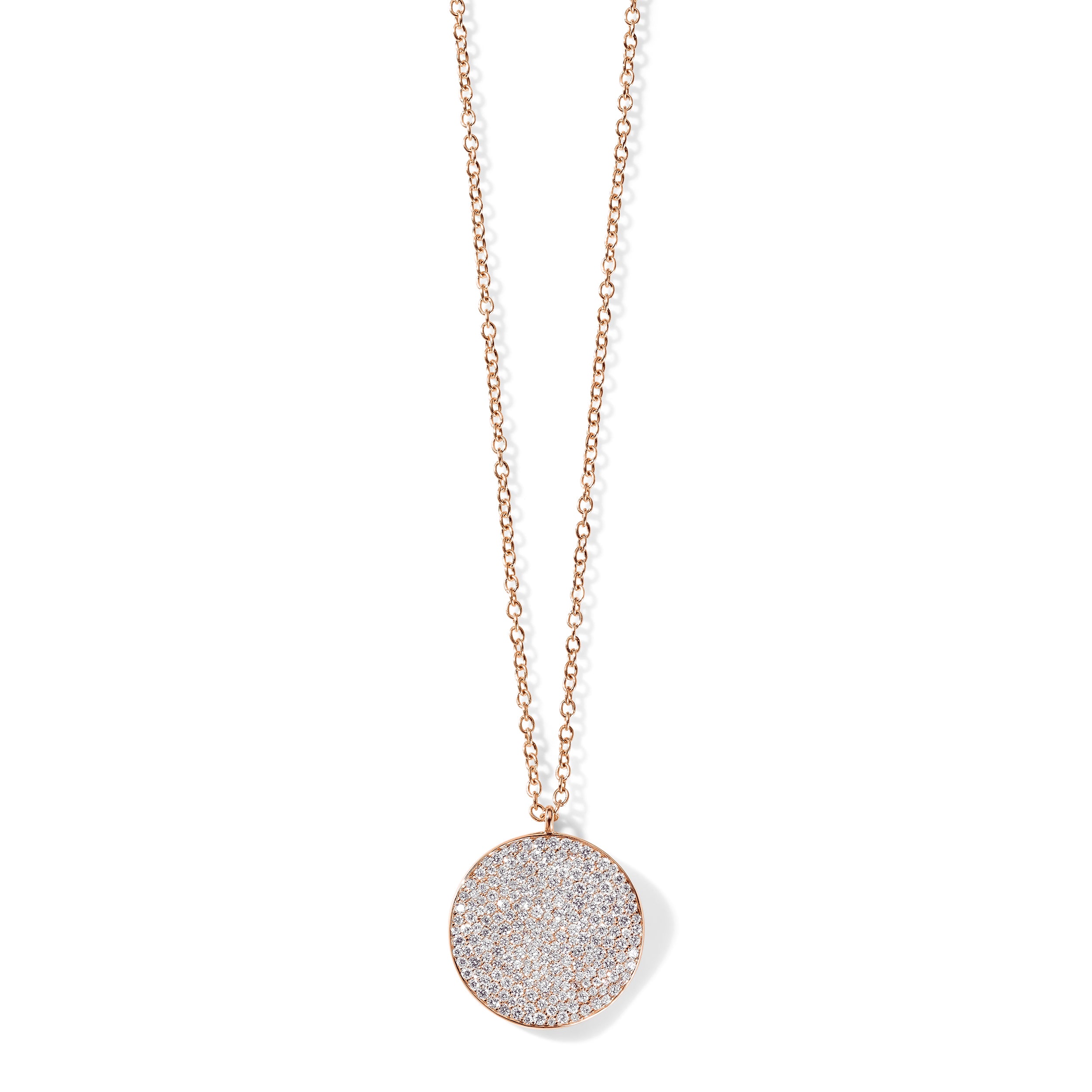 18K Gold Stardust Large Flower Pendant Necklace 1.92ctw 16 18 IPPOLITA