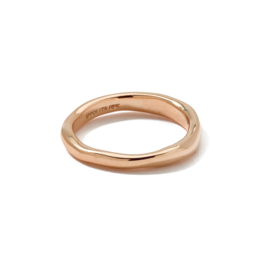Shiny Wide Squiggle Ring