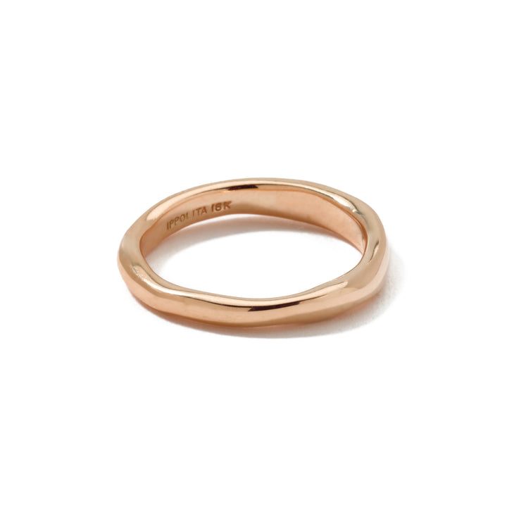 Shiny Wide Squiggle Ring