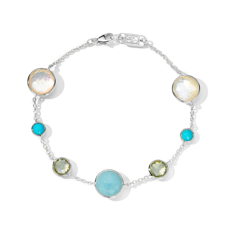 7-Stone Link Bracelet