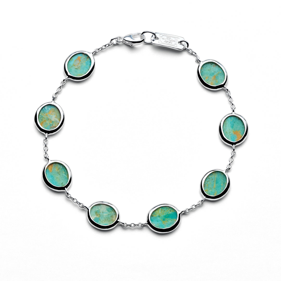 Mini Oval Slice Chain Bracelet
