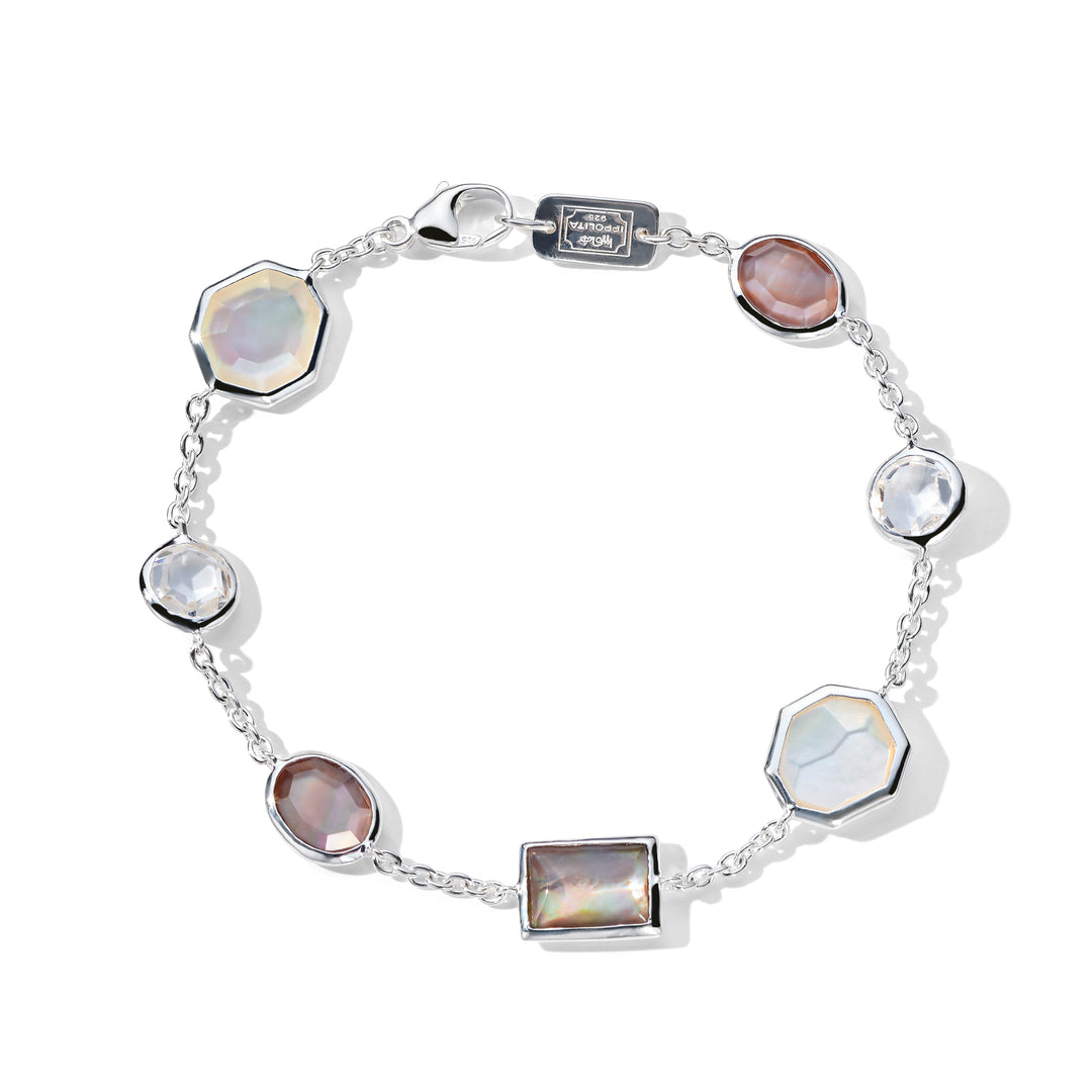Mixed-Cut Station Bracelet