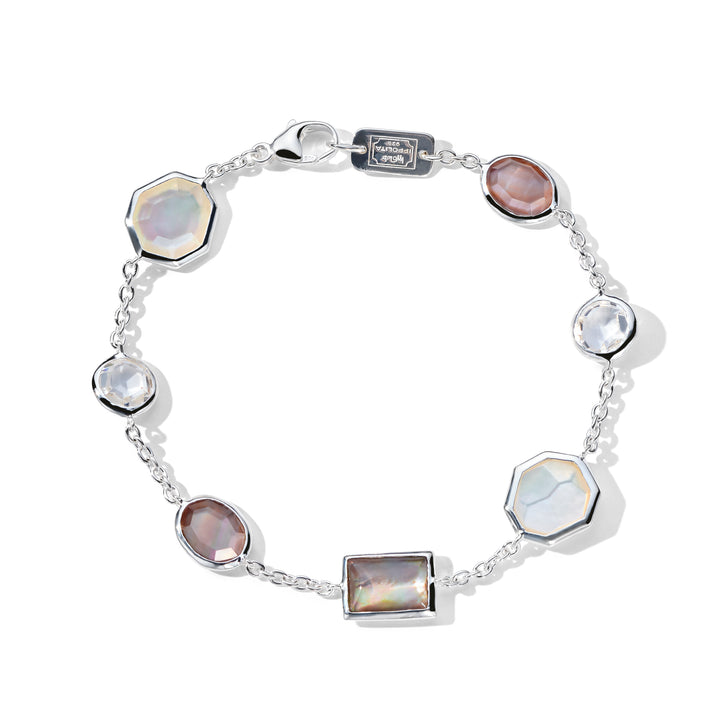 Mixed-Cut Station Bracelet