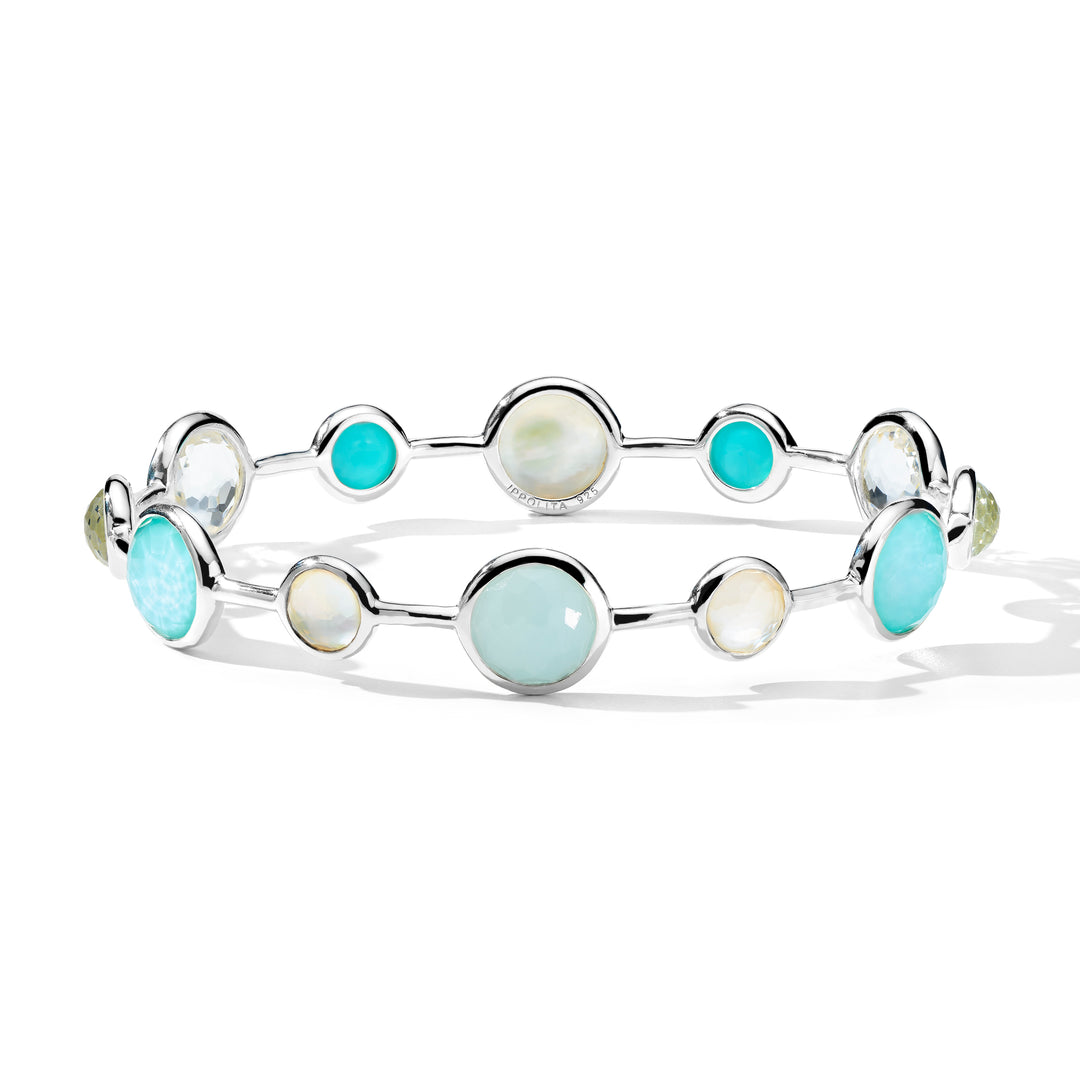 Alternating 12-Stone Bangle