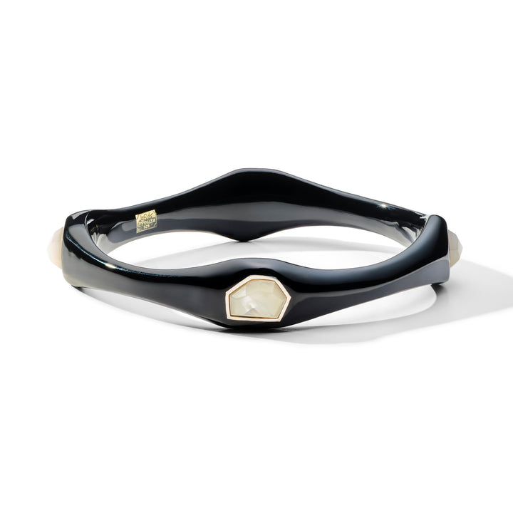 4-Stone Faceted Bangle